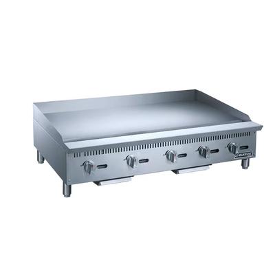 Dukers DCGM60 60" Gas Commercial Griddle w/ Manual Controls - 3/4" Steel Plate, Convertible, Stainless Steel, Gas Type: NG