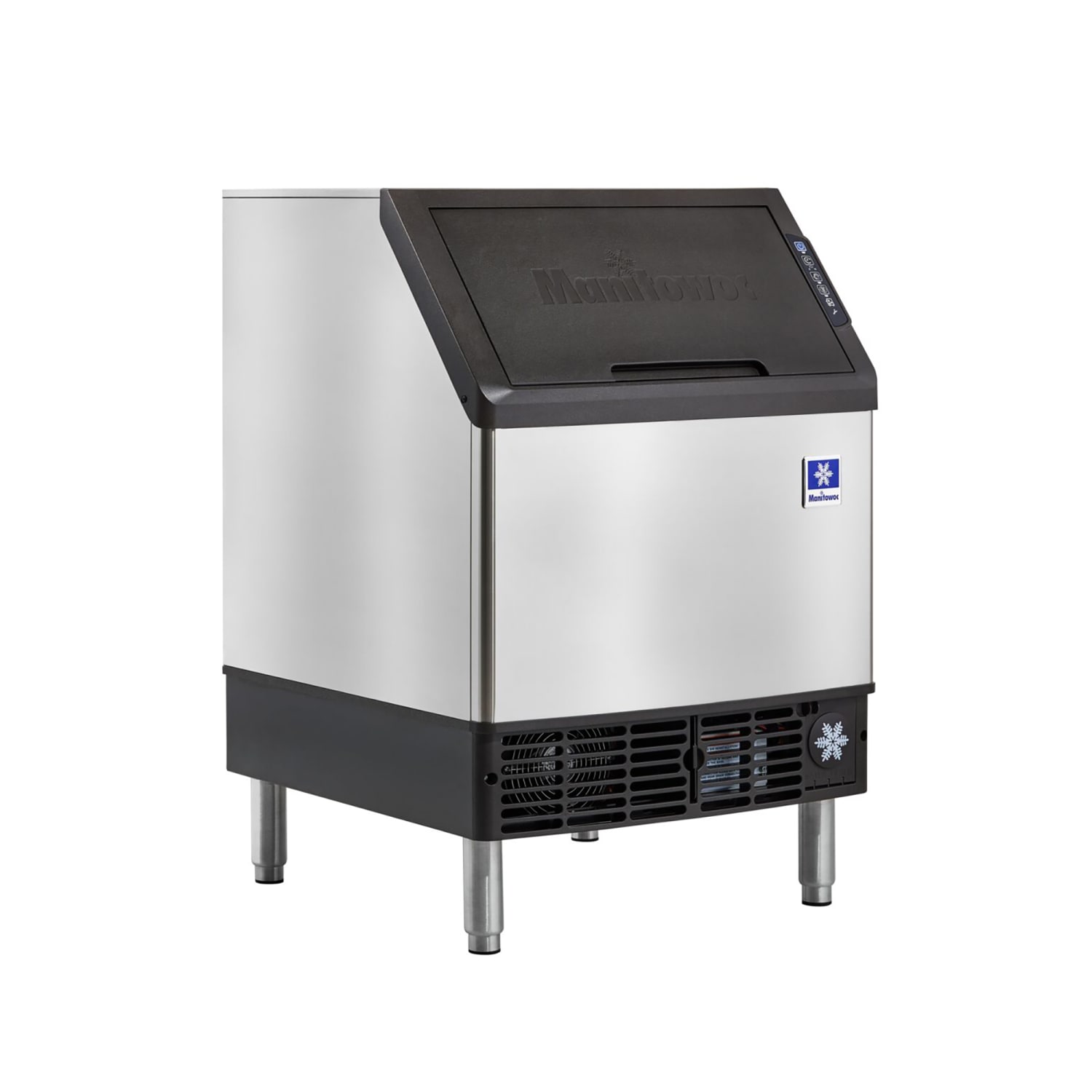 Manitowoc UYP0240W 26"W NEO Half Cube Undercounter Commercial Ice Machine - 235 lbs/day, Water Cooled, Integrated Water Filter, 115 V | Manitowoc Ice
