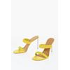 Ledersandalen ALLEN mit Absatz 11 cm in Gelb