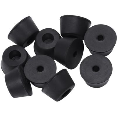 Tlily - 10 Stk 25 x 15 mm Kegelform Einbauleuchte Fuesse Gummipuffer Material: Gummi Image