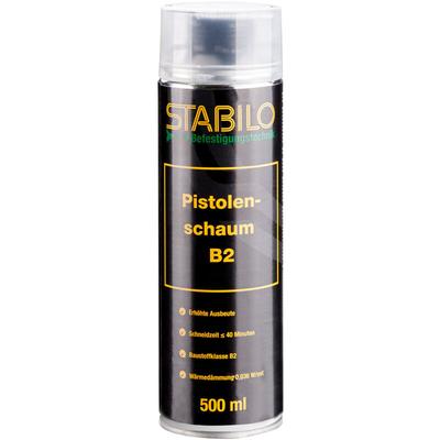 Stabilo Pistolenschaum B2, 500ml, Montageschaum, Bauschaum, PU-Schaum Image