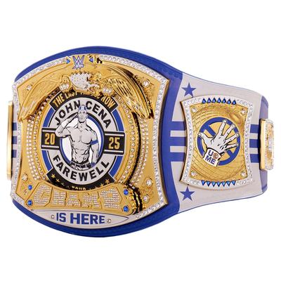 WWE John Cena Farewell 2025 Spinner Championship Replika-Titelgürtel - Lexington Image