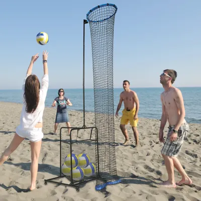 Volleyball Training Net, Volleyball Setter Trainer Net, Volleyball Training Net with Ball Collection