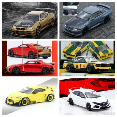 [PreSale] INNO 1:64 SUPRA (A80) TOP SECRET GT300 / R89C / RX7 / MR2 (SW20) GR86 PANDEM R32 / R34