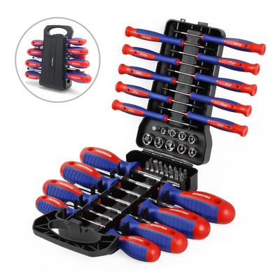TEMU Workpro Screwdriver Bit Set . Socket Wrench 45pcs Made Of Cr-, Magnetic Screwdriver Set With Holder Image