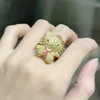 Sanrio Hello Kitty Halskette Anime Diamant Anhänger Halskette Ringe Ohrstecker Hip Hop Modeschmuck Mädchen Urlaubsgeschenke