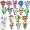 MINISO Sprunki Plüsch Spiel Cartoon Serie PVC Schuh Charms Schuh Zubehör DIY Fit Clogs PVC Schuh Dekorationen Schnalle Kinder Geschenke