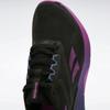 Trainingsschuh REEBOK "NANOFLEX TR 2", Gr. 38,5, schwarz, lila rave, twilight lila, Textil, Synthetik, sportlich, Schuhe