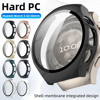 Ganzkörperhülle mit gehärtetem Glas für Huawei Watch 5 42 mm/46 mm – Schale und Displayschutz Image
