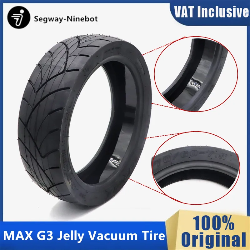 Original-Vakuumreifen für Ninebot By Segway MAX G3 Elektroroller, 11 Zoll 70/60-7,5 Gelee-Vakuum-Außenreifenzubehör Image