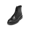 Stiefelette MARC O'POLO "aus edlem Rindleder", Damen, Gr. 44, schwarz, Obermaterial: 100% Leder (Rind), unifarben, Schuhe