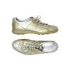 Ecco Damen Sneakers, Gr. 41, silber, Leder