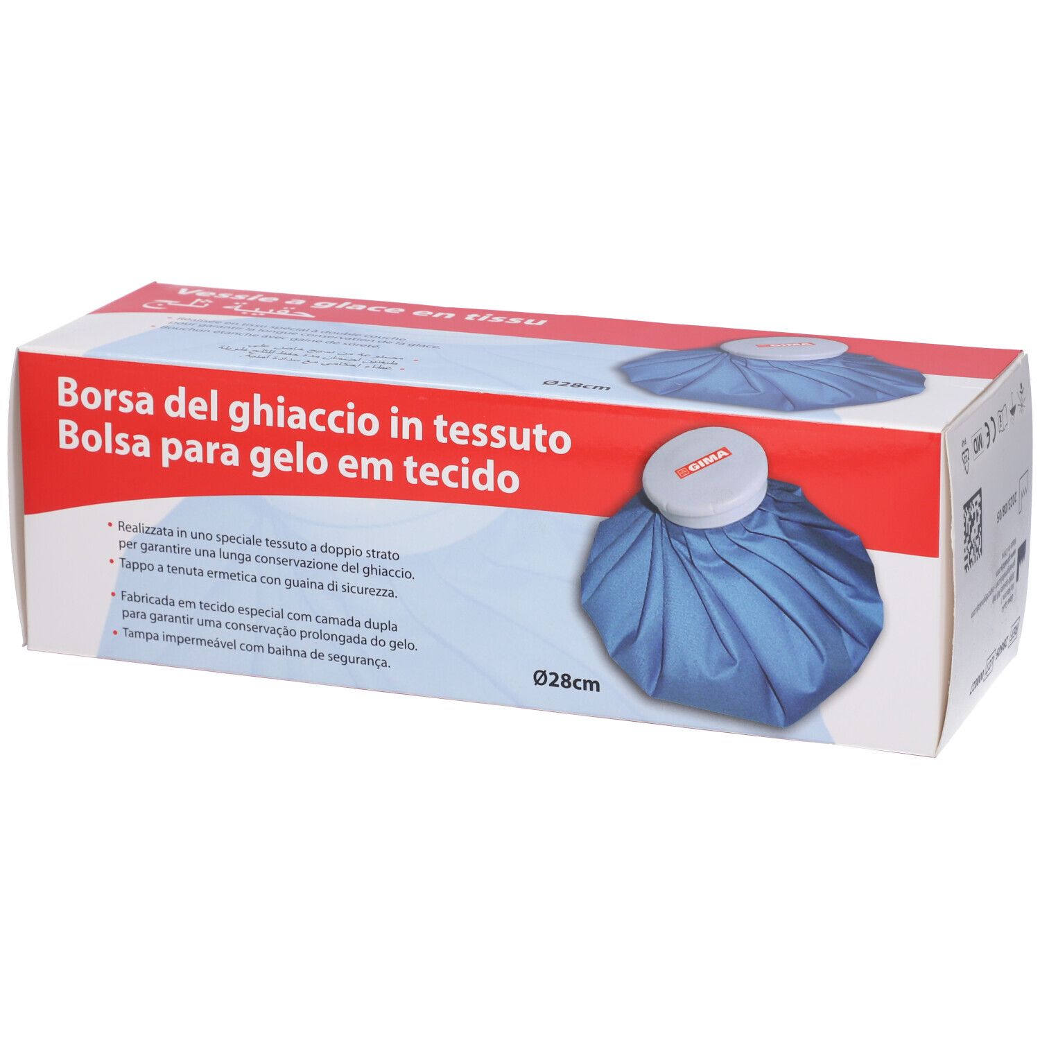 GIMA Borsa Ghiaccio Diam 28 Cm - Apertura 6 1 pz refrigerante