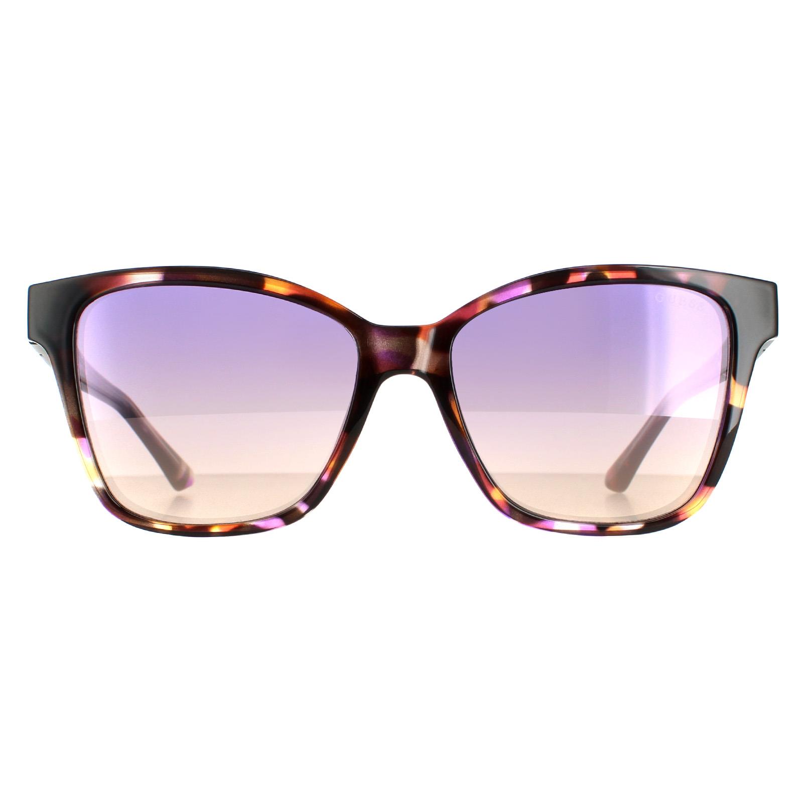 Guess lunettes de soleil GU7776 83Z VIOLET HAVANA VIOLET Gradient Image