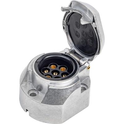 7-poliger Adapter zum Anschluss von Anhängern und Wohnwagen, Schraubstecker, 7-polige Steckdose, 12 Image