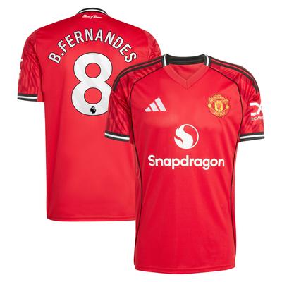 Manchester United adidas Heimtrikot 2025-26 mit Aufdruck B. Fernandes 8 Image