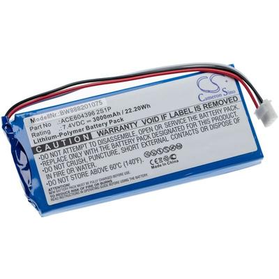 Vhbw - Akku kompatibel mit Aaronia nf, V1S, V4 Messgerät (3000mAh, 7,4V, Li-Polymer) Image