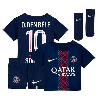 PSG Nike Stadium Mini-Heimsausrüstung 2025-26 - Baby mit Aufdruck O. Dembélé 10 Image