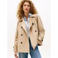 Tommy Hilfiger Jacke "COTTON REG" Damen BEIGE, Gr. 42, Baumwolle, Jacken outdoor