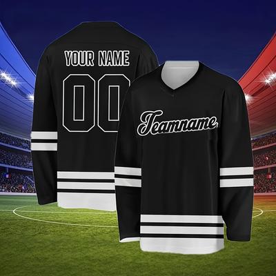 TEMU Custom Rugby Jerseys With Team , Hockey Team Uniforms, Game Day Outfits, And Uniforms For Sports Enthusiasts. Image