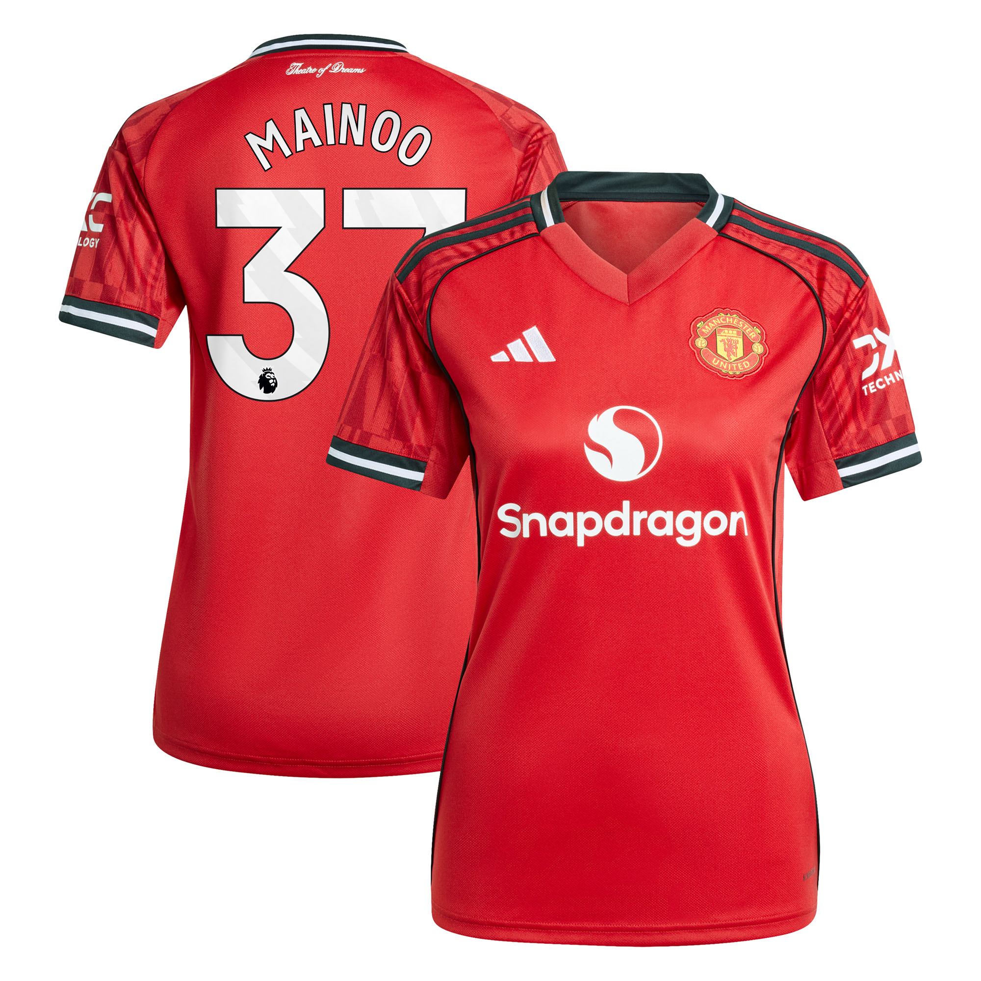 Maillot Domicile Manchester United adidas 2025-26 - Femme avec flocage Mainoo 37