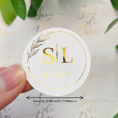 TEMU Customized Stickers, Customized Couple, Friend, Lover Stickers. Parties, Gifts, Envelope Stickers Image