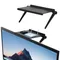 Carbon Fiber Pattern TV Screen Top Storage Shelf Adjustable Computer Monitor Desktop Screen Top