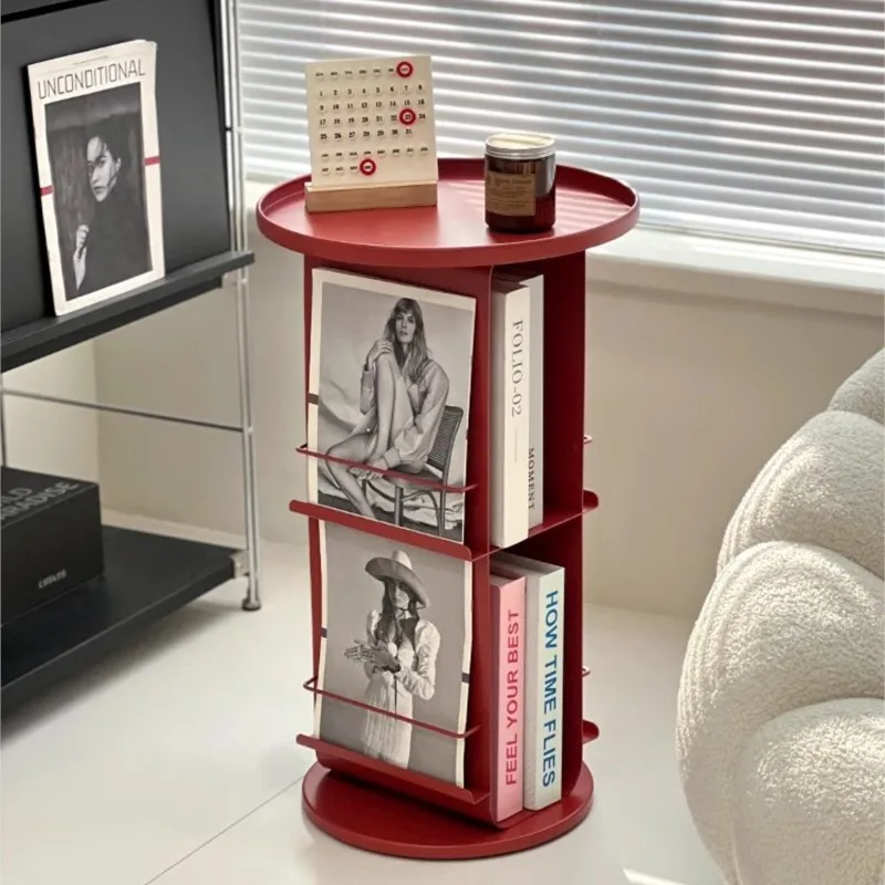 MOMO skandinavische minimalistische kleine Regale Netflix Haushalt Sofa Beistelltisch moderne Schlafzimmer Aufbewahrung Zeitschriftenständer Image