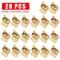 JASTER 20 PCS LOT Pen Drive 128GB Crystal USB Flash Drive 64GB Free Custom Logo Memory Stick 32GB