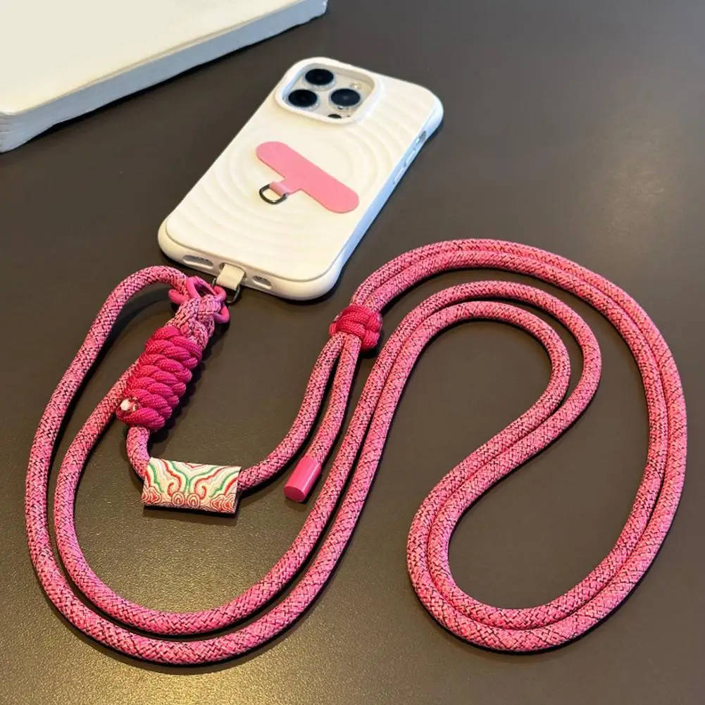 Lanière de téléphone portable réglable, longue bandoulière, corde de cou, Anti-perte d