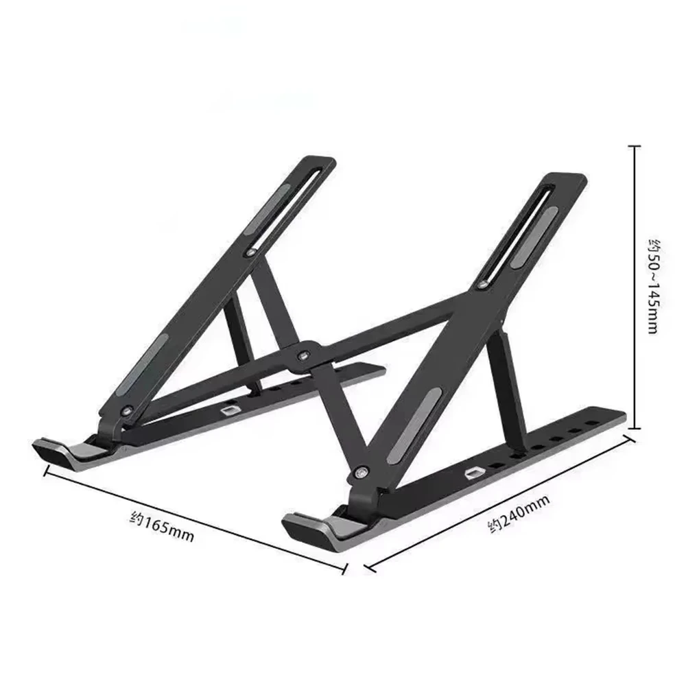 ABS Faltbare Laptop Stand Kühlung Notebook Halterung Einstellbare Laptop Unterstützung Basis Halter Laptop Tablet Zubehör Steht Image