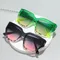 2PCS Neue Mode Sonnenbrillen Personalisierte Quadratische Sonnenbrille frauen Retro Großen Rahmen Sonnenbrille frauen Auto Sonnenbrille M6248