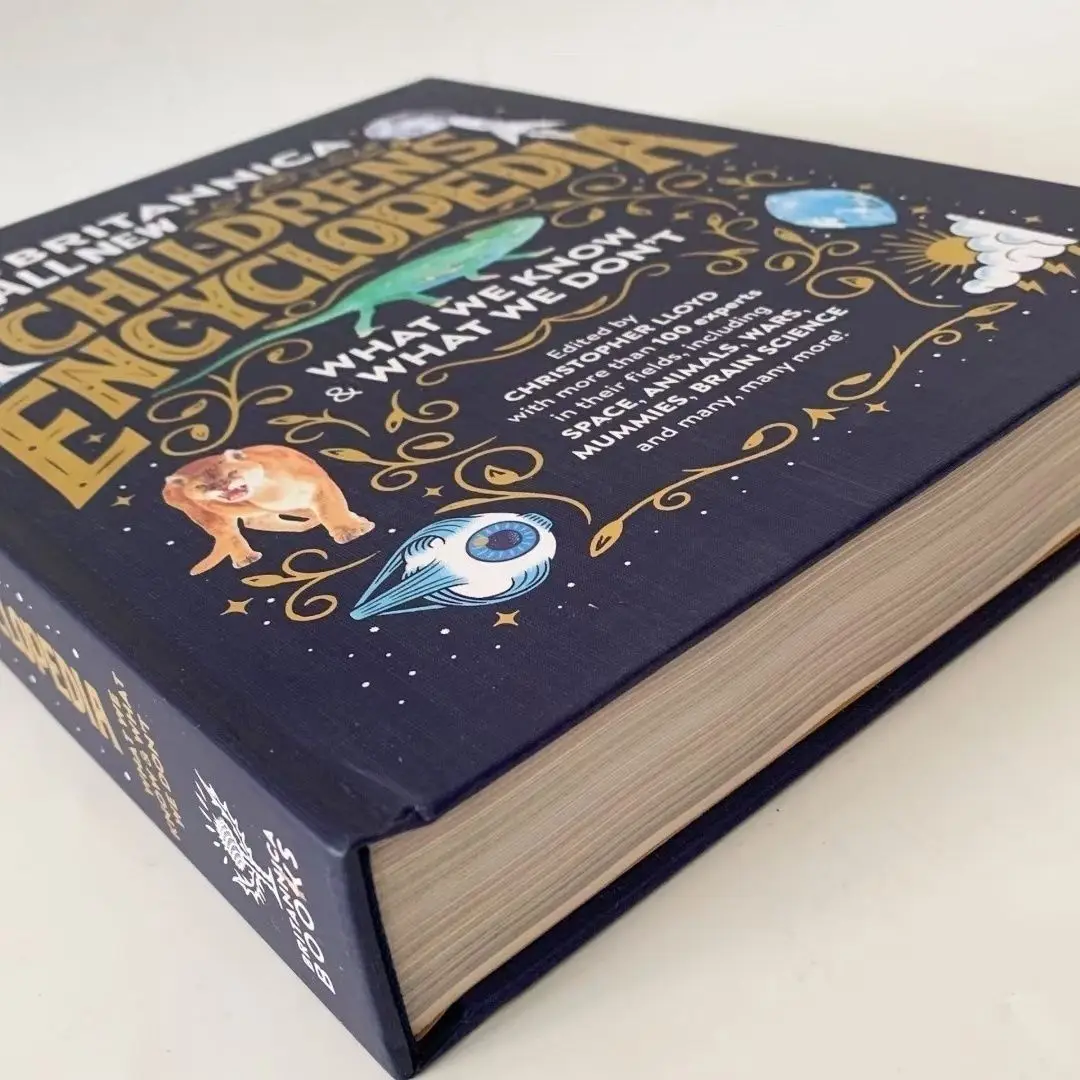 Enzyklopädie Britannica Neue Kinderenzyklopädie Englische Ausgabe Illustrierte wissenschaftliche Bücher Image