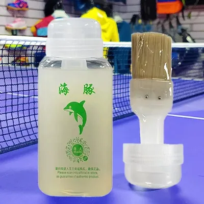 1 stücke haifu delphin tischtennis speed schwamm verstärker effekt synthetisches original haifu delphin ping pong zubehör Image