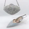 INSIGHTLINK Damen-Schuhe mit spitzen Zehen und Absätzen, elegante Party-Diamant-Pumps, italienische