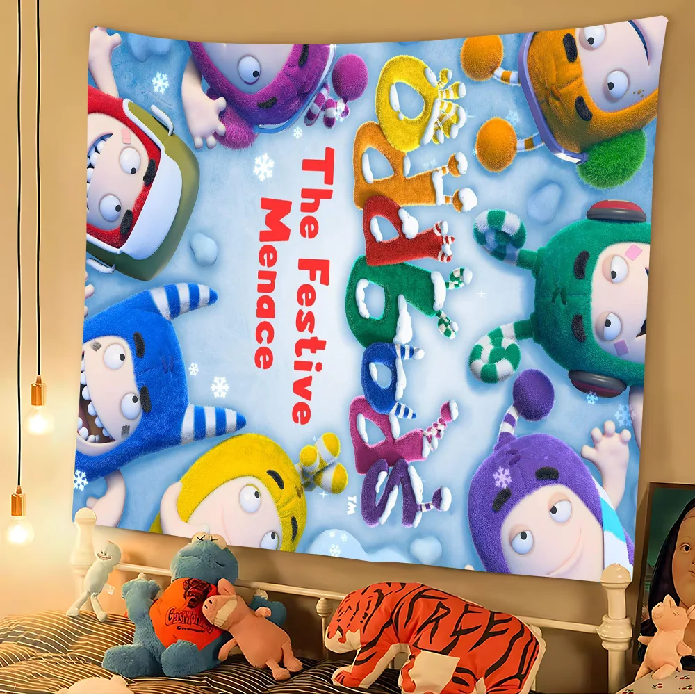 Oddbods Geburtstagsparty-Hintergrund für Fotografie, Hintergrund, Geburtstagsdekoration Image