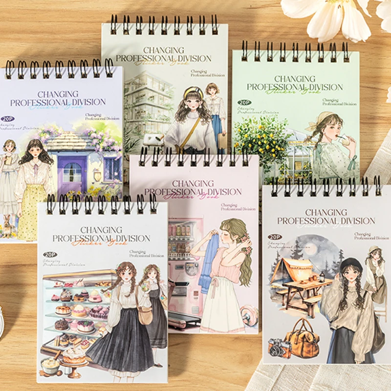 Mr Paper 20 Stück/Beutel Verschiedene Karriere-Serie Karriere-Thema Spule Aufkleber Buch Handbuch Material DIY Scrapbook Album Fotorahmen Image