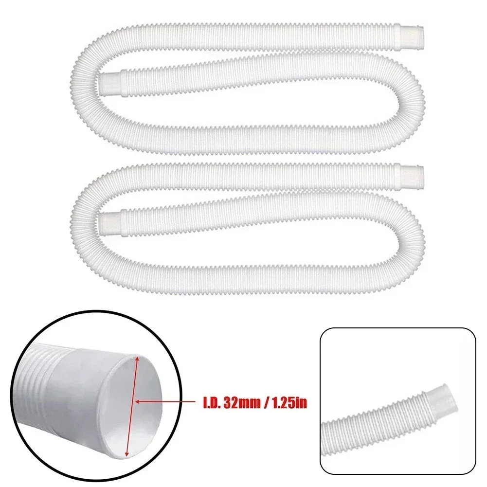 2 pièces 32mm tuyaux de piscine pour pompe de piscine hors sol tuyau de remplacement pompe à filtre pièces de piscine pour pièces de pompe de Filtration