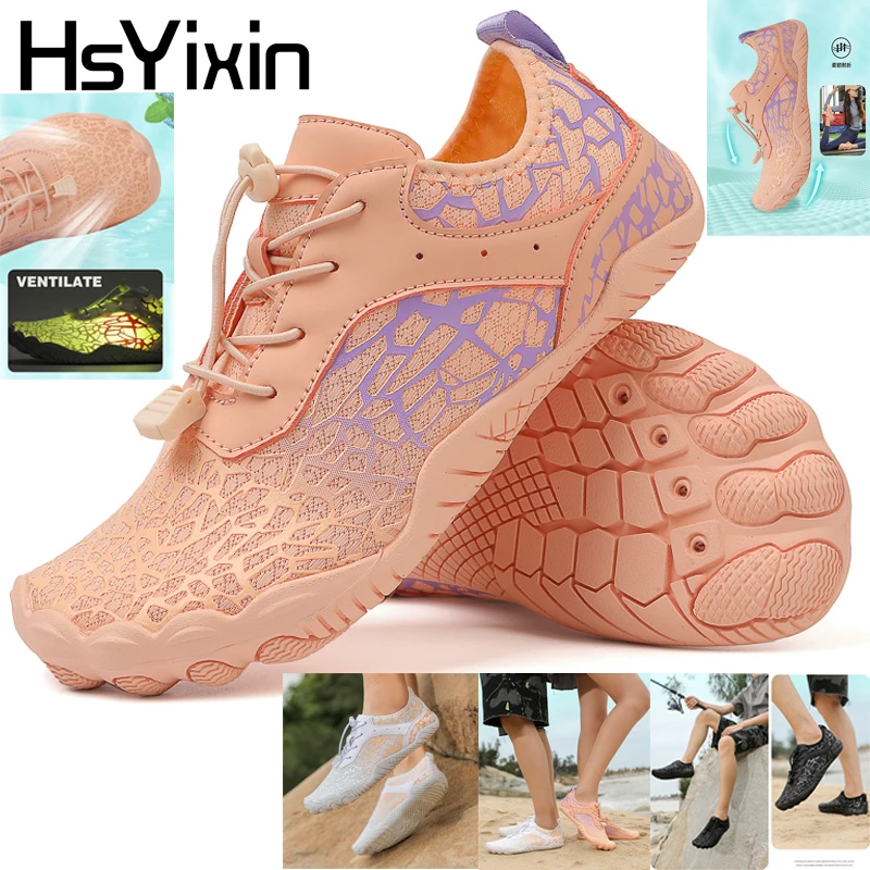 Männer Frauen Wasser Schuhe Wanderschuhe Tauchen Schuhe Surfen Schuhe Pool Schuhe Strand Schnelle Trockene Schuhe Anti-slip Angeln schuhe Yoga Sho Image