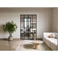 Porta scorrevole doppia con sistema a incasso 2 x H205 x L83 cm in Alluminio e Vetro temperato - WILDEN II