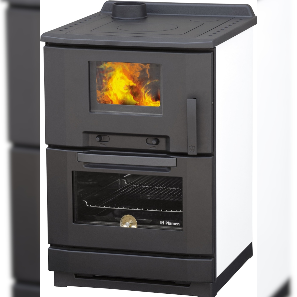 EEK A+ Küchenofen Beistellherd Plamen Calorex 100 mit ext. Zuluft - 7,5kW Image