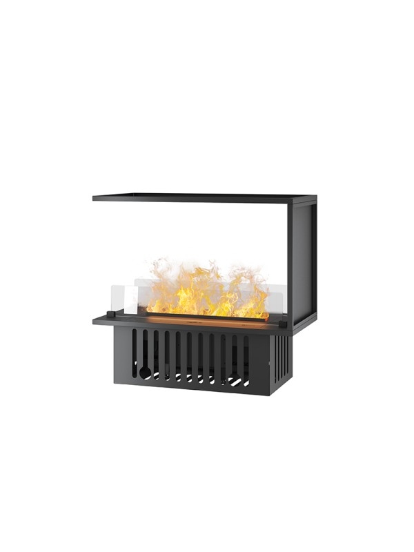 OutInFire INVAPO U800 - Dreiseitiger mehrfarbiger LED-Wasserdampfkamin mit automatischer Befüllung Image