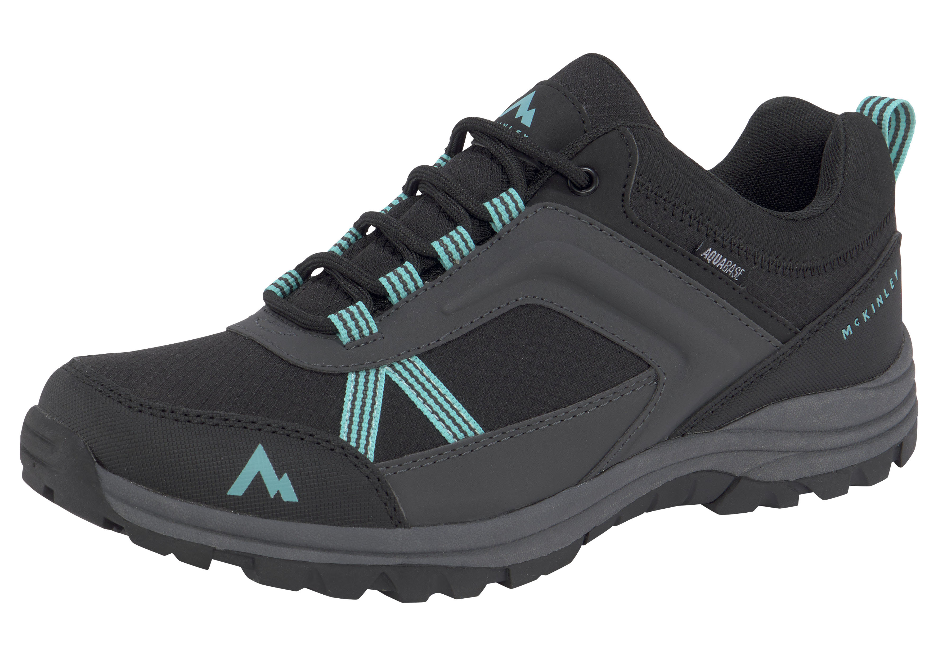 Wanderschuh MCKINLEY "Maine II AQB W", Damen, Gr. 37, schwarz, Synthetik, Textil, Schuhe Wanderschuh