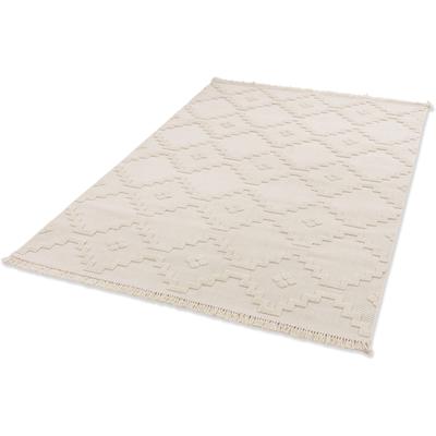 Teppich "Summer 6352", beige (creme), B:200cm H:6mm L:290cm, Kunstfaser, SCHÖNER WOHNEN-KOLLEKTION, Teppiche, In- und Outdoor geeignet, Hoch Tief Struktur, Robuster Teppich Image