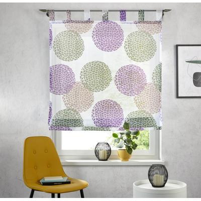 Raffrollo MY HOME "Belem" Gr. 1, beige, B:45cm H:140cm, Voile, Obermaterial: 100% Polyester, Raffrollos, Transparent, Voile, Polyester Image