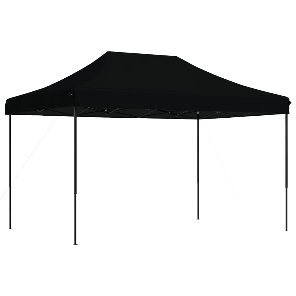 vidaXL Partyzelt Faltbar Pop-Up Schwarz 410x279x315 cm Image