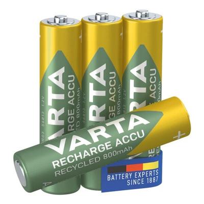 Varta 4x Akku »Recycled« AAA / Micro 800 mAh Image