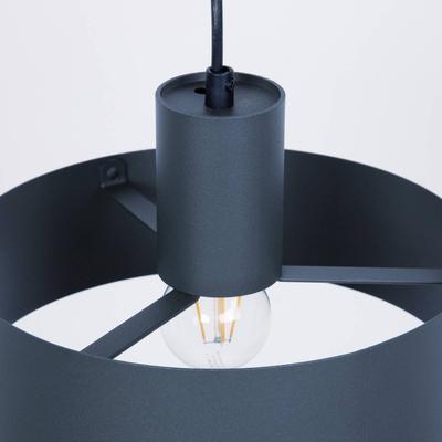 SIGMA Hängeleuchte Rif M, anthrazit, 1-flammig, Ø 25 cm, Stahl Image
