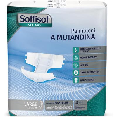 Soffisof Air Dry Windeln für Erwachsene Maxi Plus 15 St Image