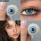 DUOXIU 1 paire de lentilles de contact colorées annuelles, lentilles de contact pour élèves de beauté, maquillage annuel, lentilles de contact cosmétiques, nouveau